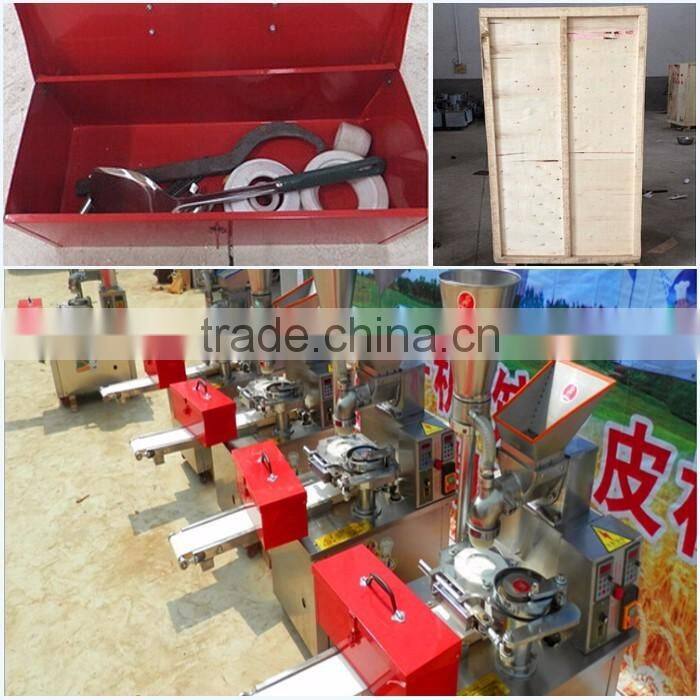 Double hoppers automatic chinese momo making machine