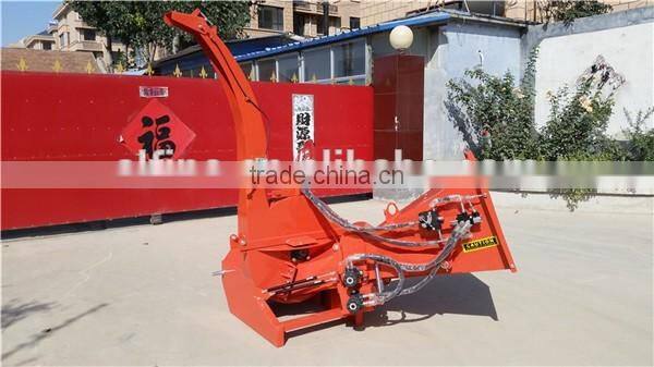 BX series tractor mounted wood chipper with hydraulic feeding
