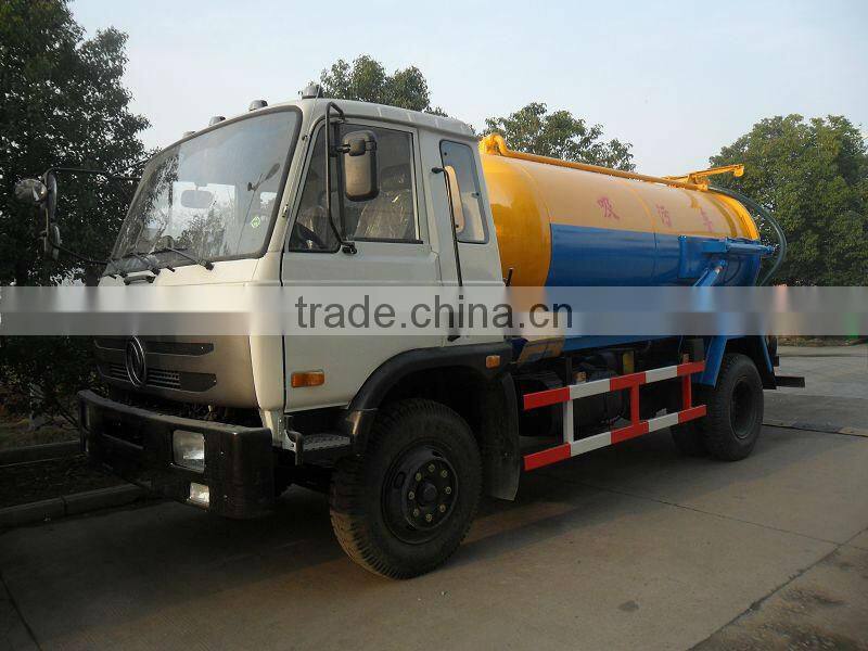 sewage suction tank truck with dongfeng chassis