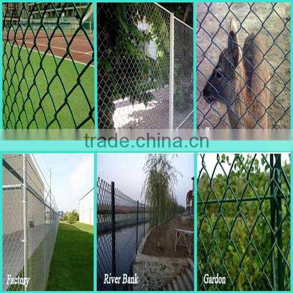 vandal resistant wire chain mesh fencing easy installation