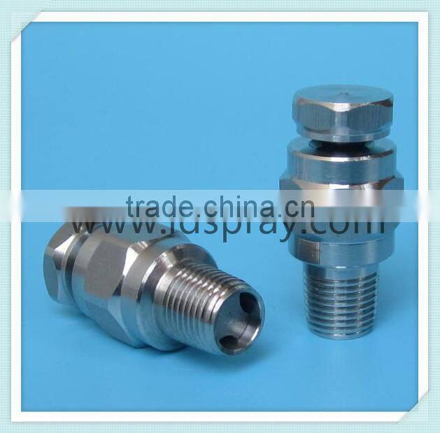 1/8",1/4",3/8" smaller flow rate hollow cone liquid spray nozzle with removable deflection cap