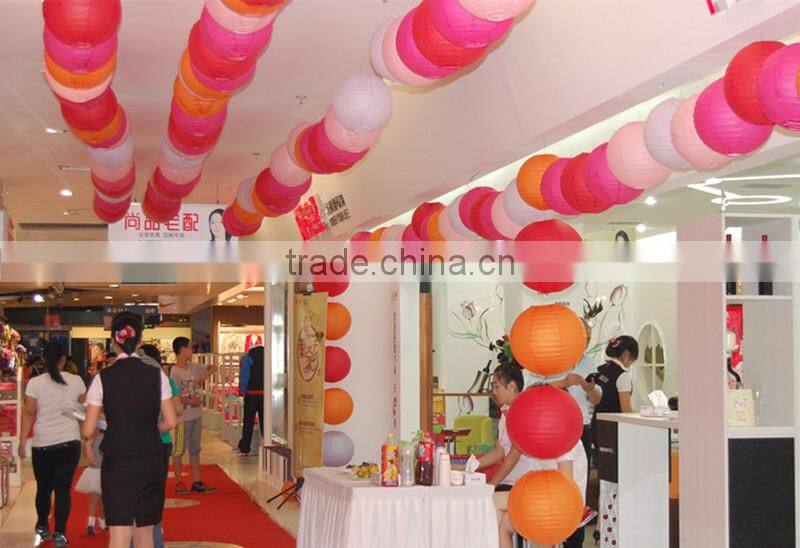 Colorful wedding festival decoration paper flower