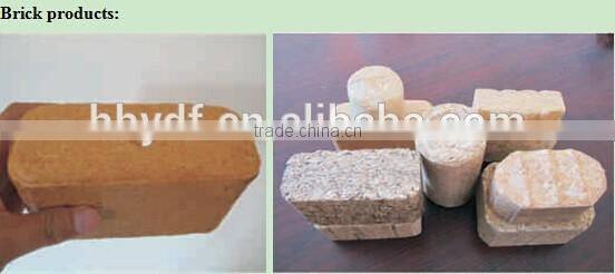 hydraulic biomass brick briquette machine 37kw from China