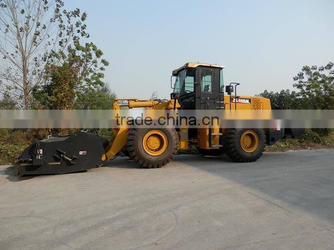 HCN Brand BM1396 wheel loader pick up broom mobile sweeper