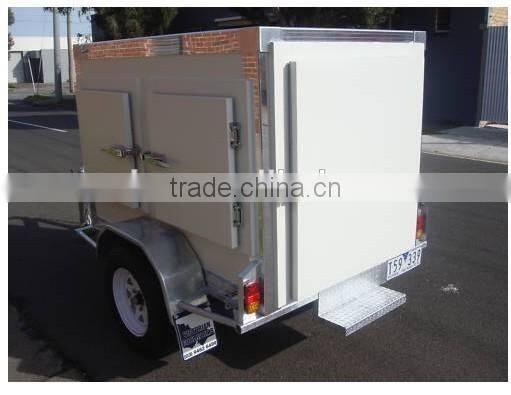 2015 hot-sale 2axles refrigerated van semi trailer/3 axles refrigerator freezer truck