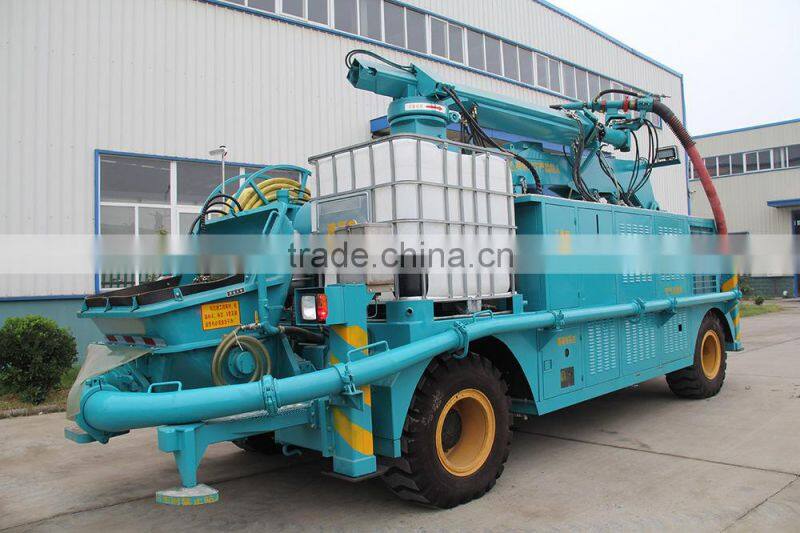 ISO supplier LZ5E electric motor dry mix concrete shotcrete machine