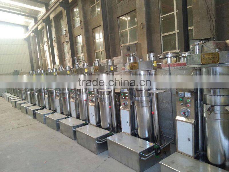 China Manufacturer Hydraulic High oil yield coconut cold press oil processing equipment