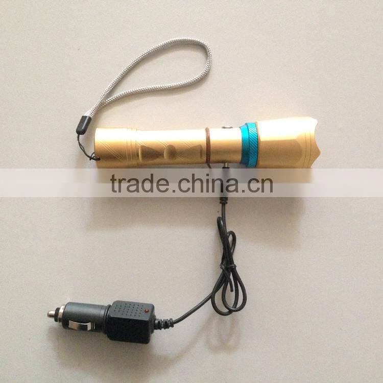 tactical LED flashlight zoom flashlight