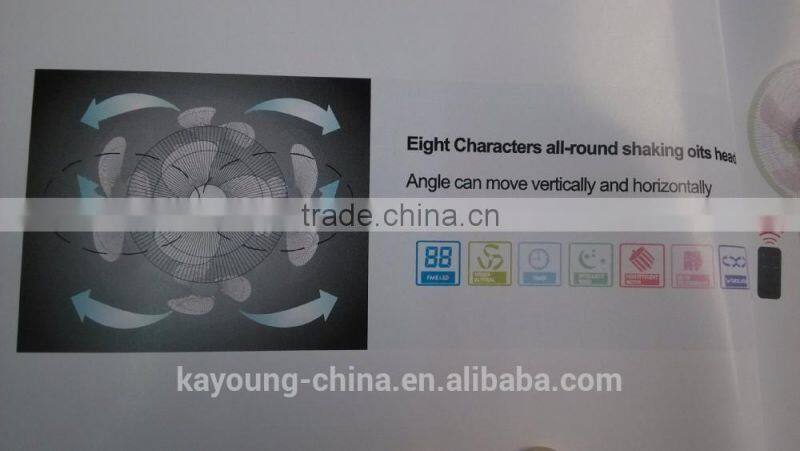 new inventions air fan / 16inch pedestal fan with figure eight oscillation