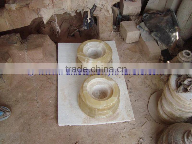 POPULAR STYLE ONYX COLUMNS AND PILLARS BASES