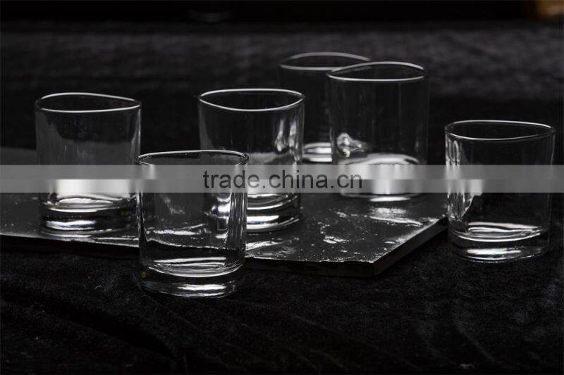 250ml clear glass wine glass cup shot cup