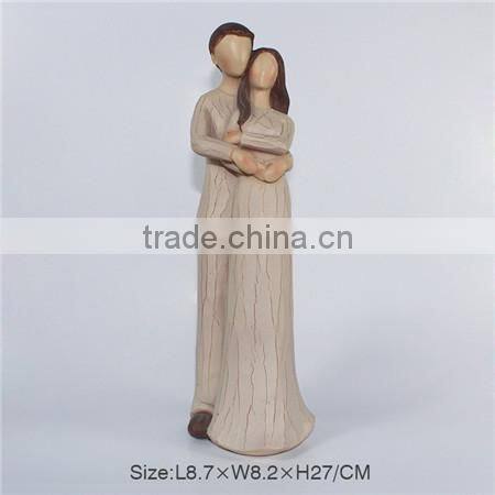 Resin little girl figurine