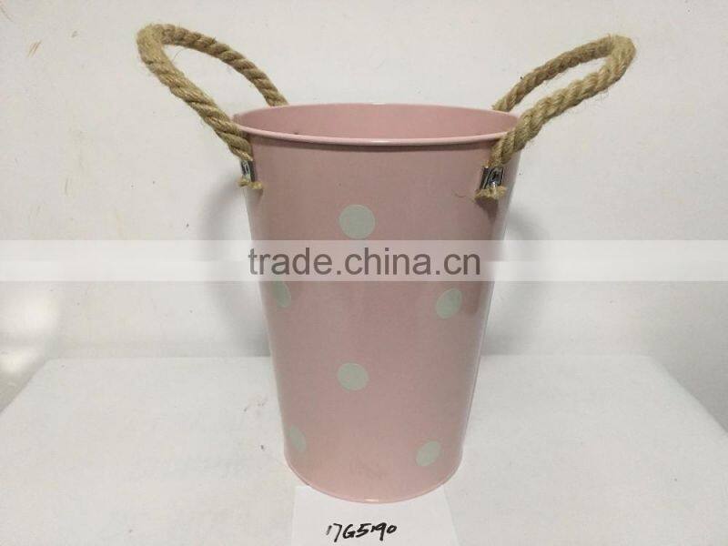 china best sellers home garden colorful iron metal hanging plant flower pot and metal planters