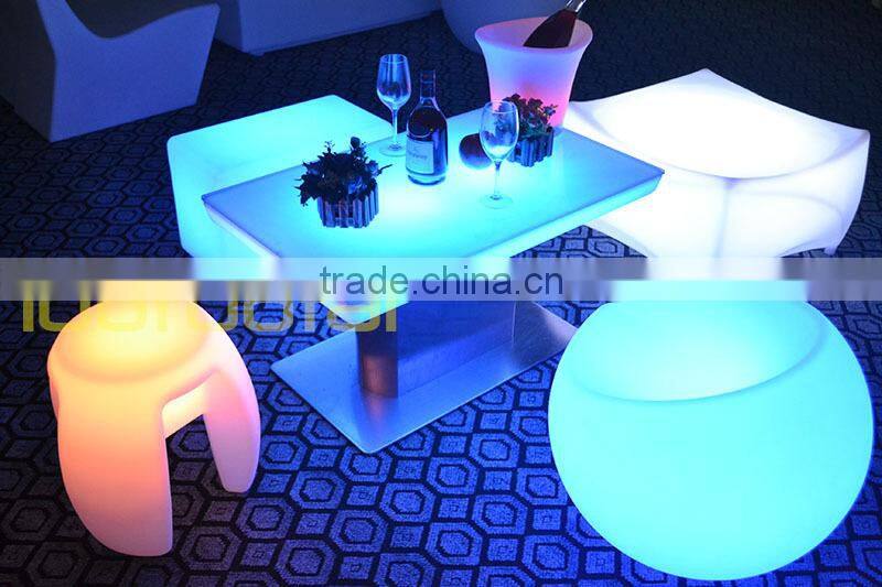 restaurant/livingroom/bar/club 16 color change Led dining table