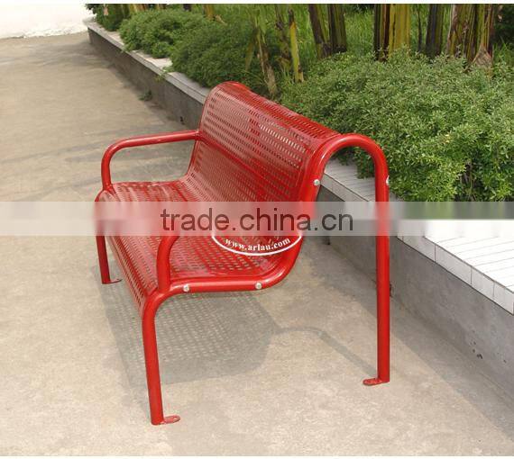 Outside Steel Chair Street Waiting Bench