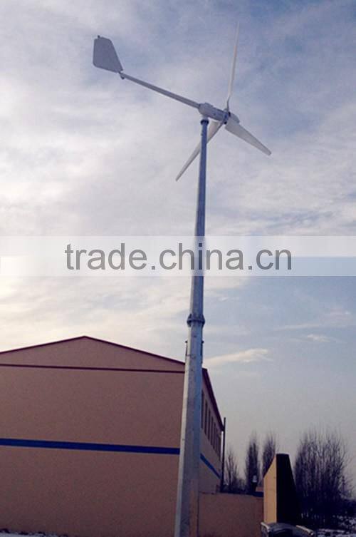 3kw Grid-tie and Off-grid Wind Turbine with Mechnical Yaw and Drum Brake