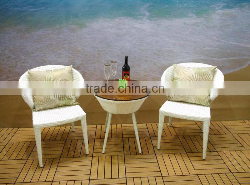 Patio Leisure Outdoor Rattan Garden Furniture Table Chair Set