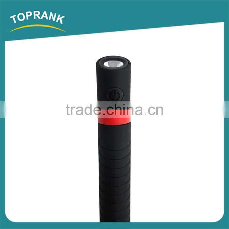 New design ABS portable flexible head extending led magnetic flashlights