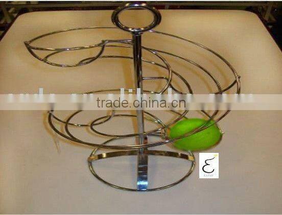 Metal Spire Fruit Basket