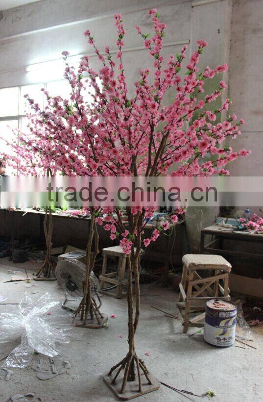 factory price 2m artificial peach blossom trees