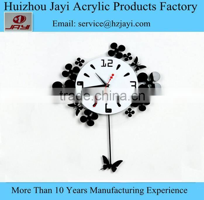 Luxury Modern DIY acrylic Wall Clock Stickers Decals Home Room Art Decor Watches/timepiece