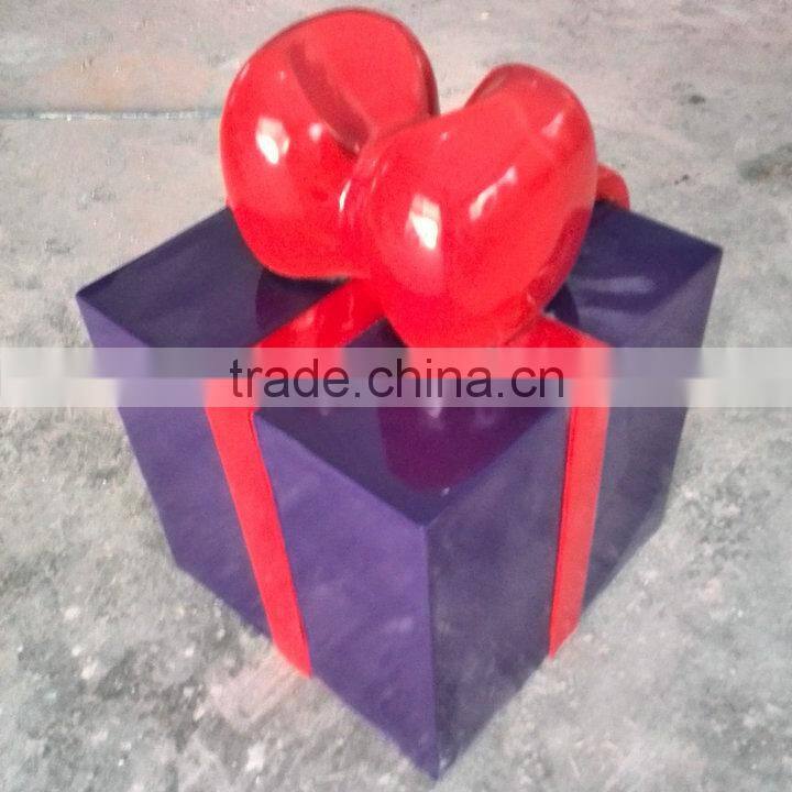Waterproof frp Christmas purple gift-box