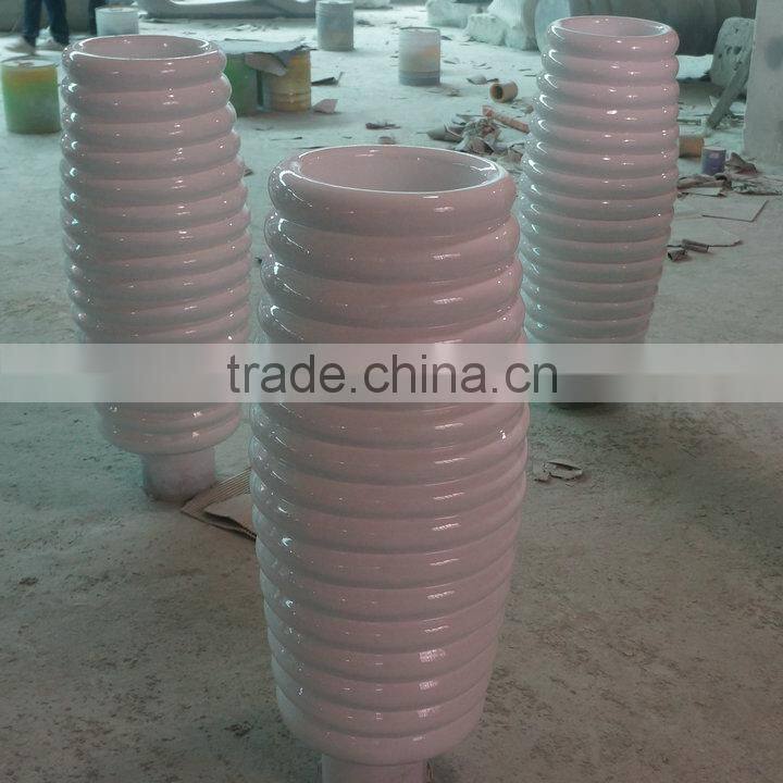 White round strong planter