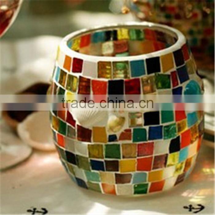 glass candle holder romantic accent