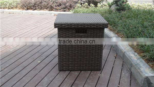 2015 outdoor medium size rattan storage box
