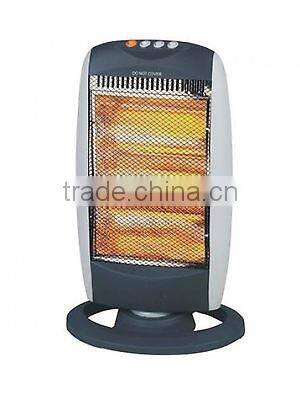 1200W 3 BAR PORTABLE ELECTRIC OSCILLATING HEATER HALOGEN 450050