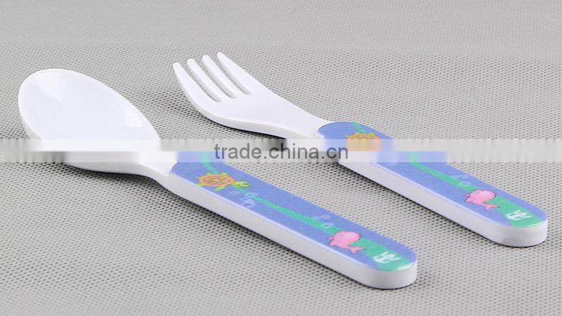 Melamine Kid's Spoon and Fork