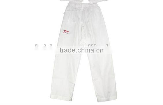 OEM red black V neck 100% cotton taekwondo uniform all sizes