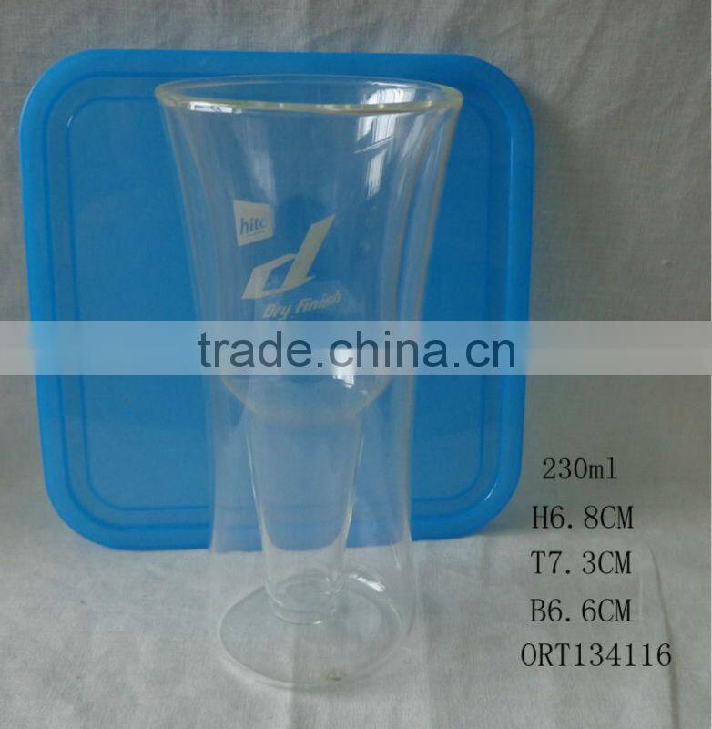 Borosilicate Double Wall Glass Juice Cup