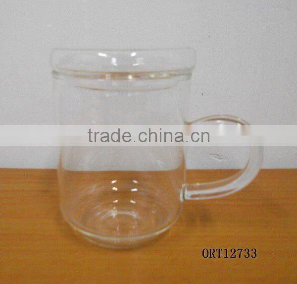 double wall glass mug