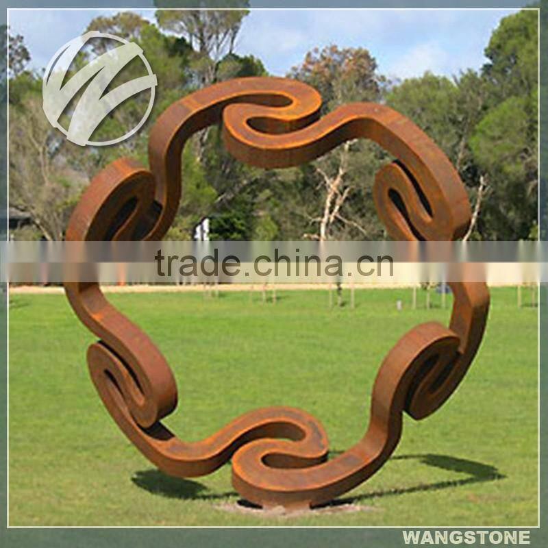 Famous Corten Steel Garden Handicraft Customized Sculpture