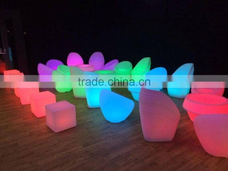 Environmental plastic waterproof decoration led lighting furniture