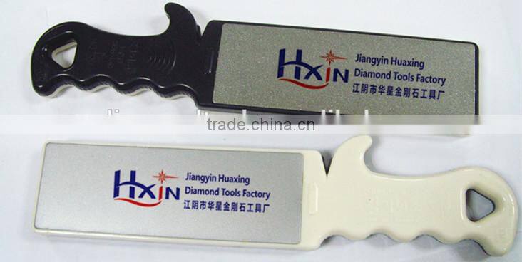 DIAMOND SHARPENER two sides With plastic handle