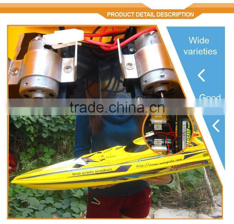 Hot Selling! 2.4G Radio Control Boat Electric rc boat High Speed Racing Boat for kids