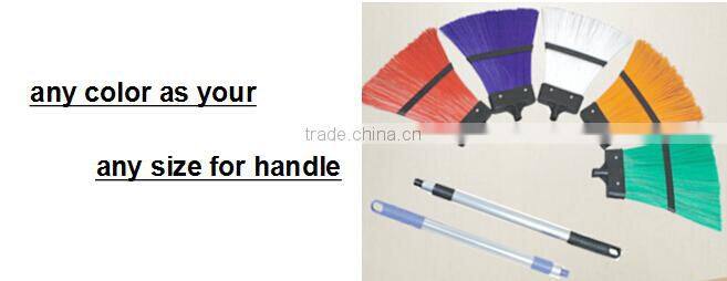 PAHS telescopic PP garden brush broom ,BSCI professional out door sweep brush, yard broom brush manufacturing