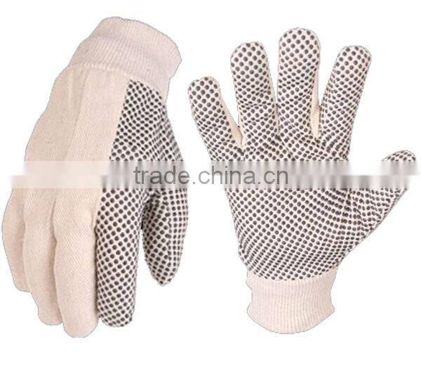 3/4 dipped PVC dotted gloves