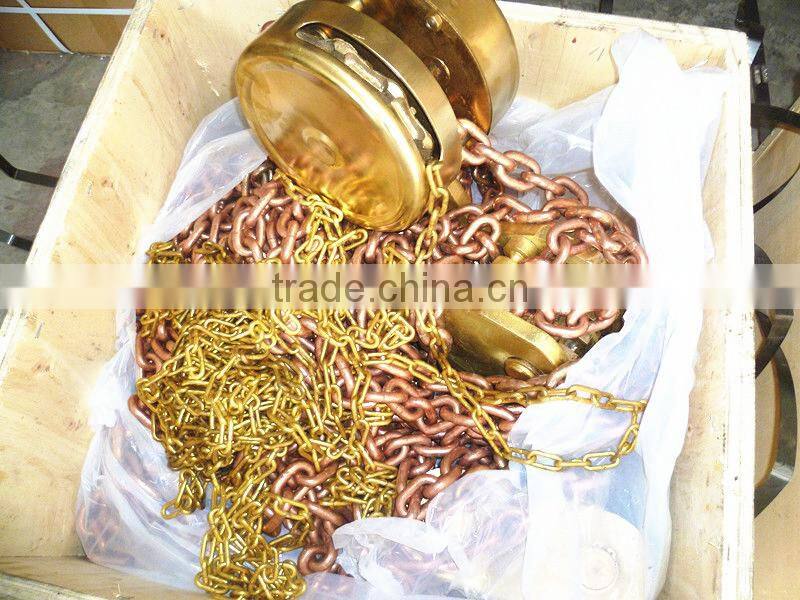 Top Brand Non-spark Aluminum Bronze Chain Hoist