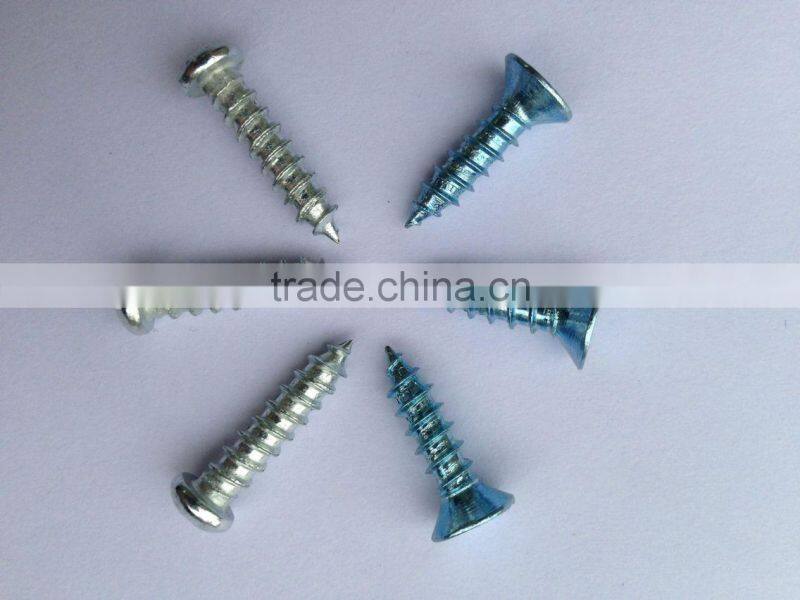 Zinc Plated Philips Pan Head Self Tapping Screws