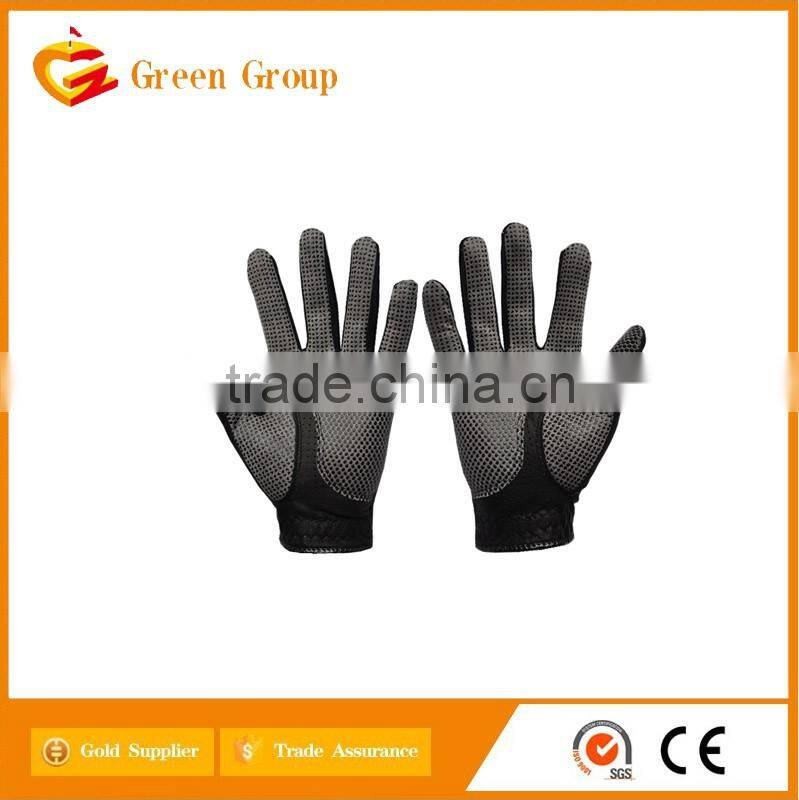 The newest Man PU Synthetic Golf Gloves for New year gift