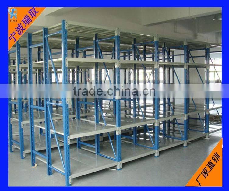 Customized Medium Duty Metal Warehouse Rack , Warehouse Shelving Rack