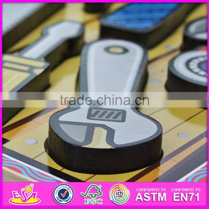 2016 new design educational identify toy wooden shape puzzles for toddlers W14D016