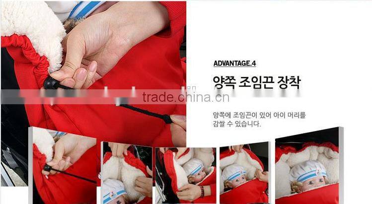 New Multi function baby sleeping bag Envelope type warm baby sleeping bag winter thick and cotton carts