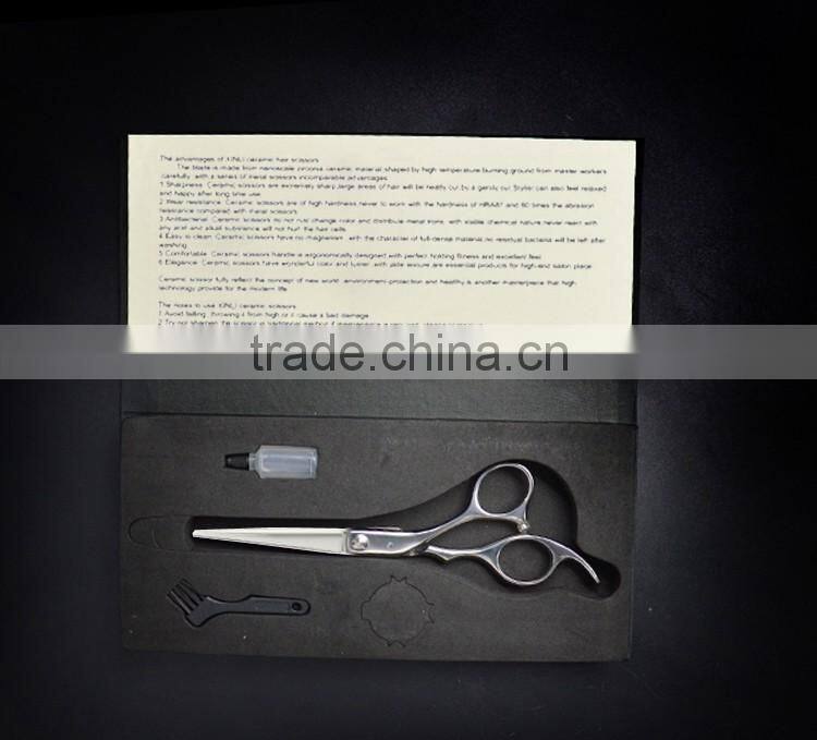Professional Ceramic Material Hair Scissors For Hairdressers