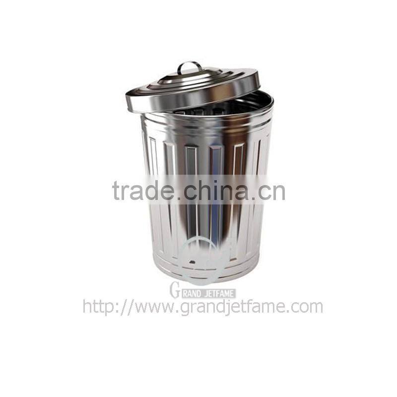Metal garbage container durable garbage container used containers