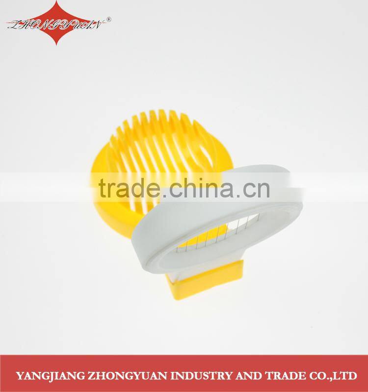 kitchen gadget mini plastic egg slicer with steel wire