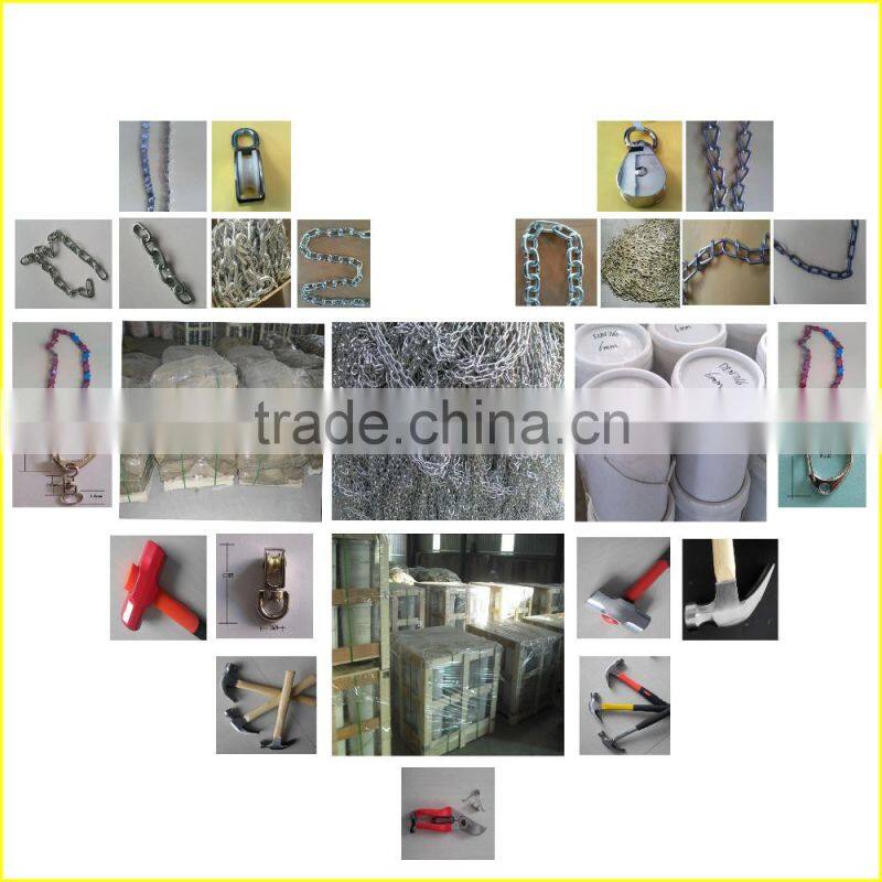 Galvanized or Ungalvanized DIN 5686 Knotted Chain